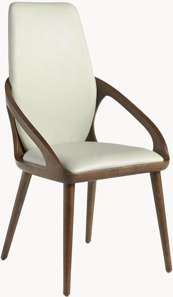 Cadeira de jantar em couro sintético Desi