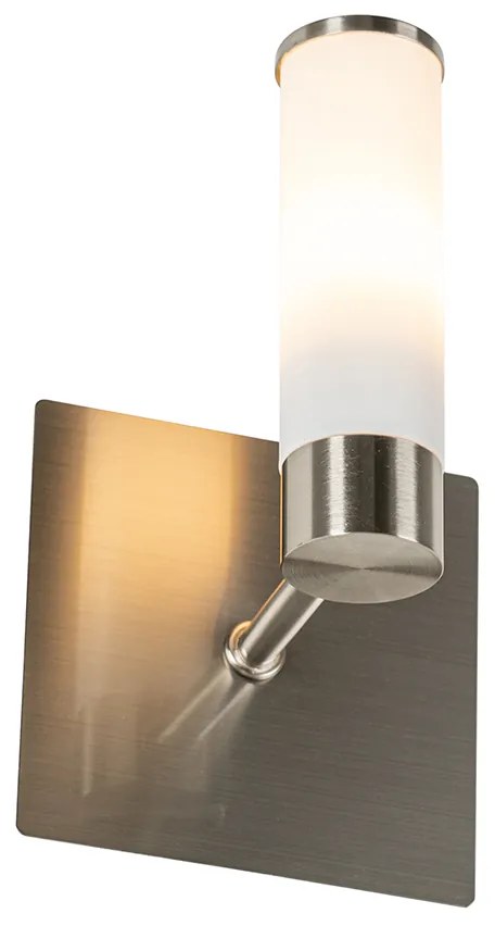Candeeiro de parede moderno para casa de banho em aço IP44 - Bath Moderno