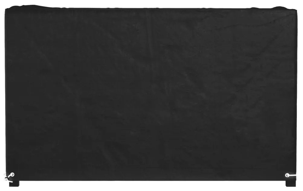 Capa p/ mobiliário de jardim 8 ilhós 125x55x75 cm retangular