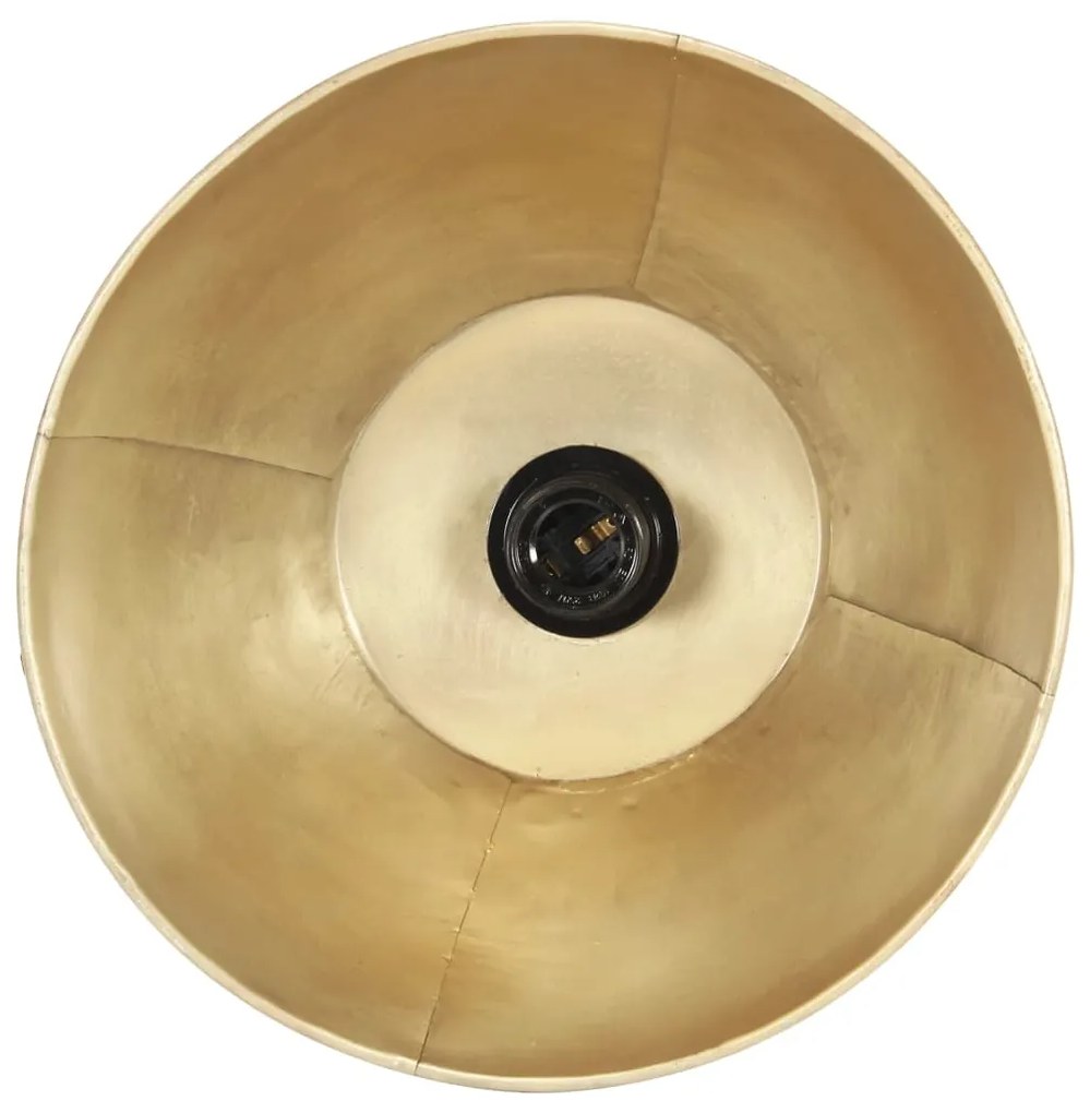 Candeeiro suspenso redondo 25 W 28,5 cm E27 bronze