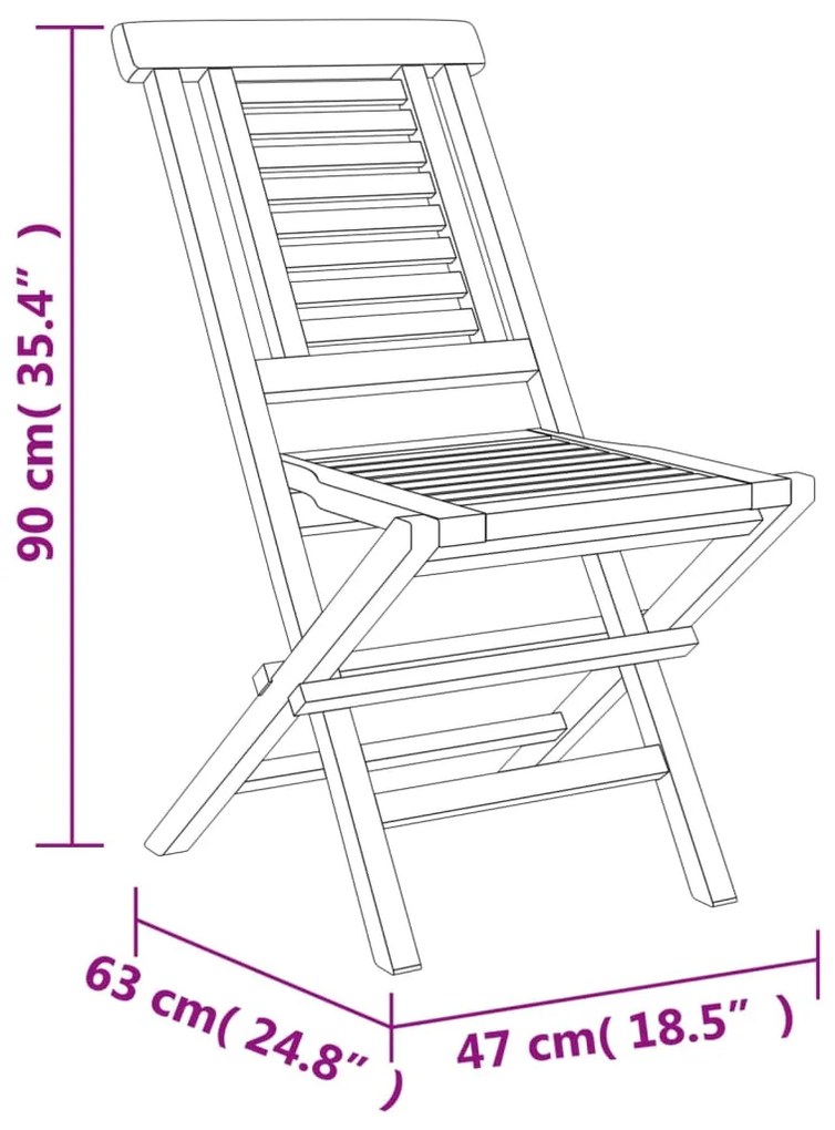5 pcs conjunto de jantar p/ jardim madeira de teca maciça