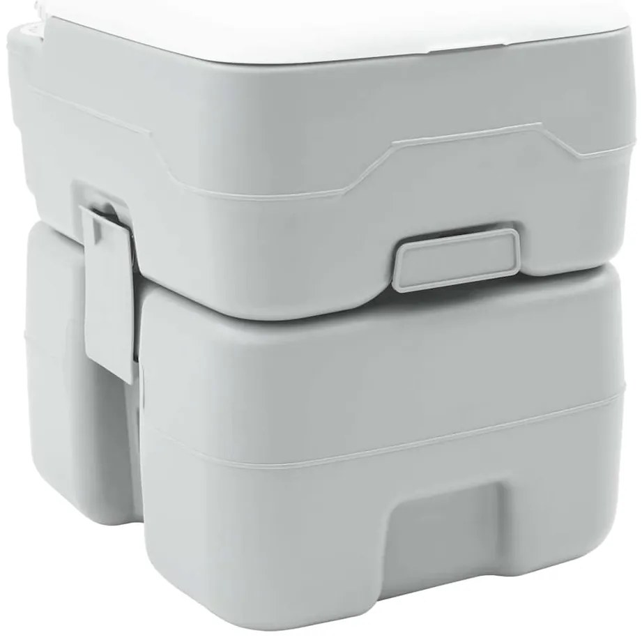 vidaXL Vaso Sanitário de Camping Cinzeto 41,5 x 36,5 x 42 cm