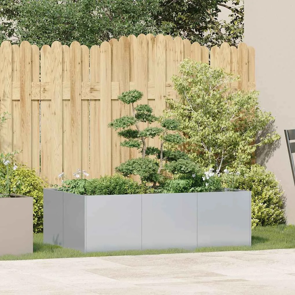 Planter 120x80x40 cm aço galvanizado