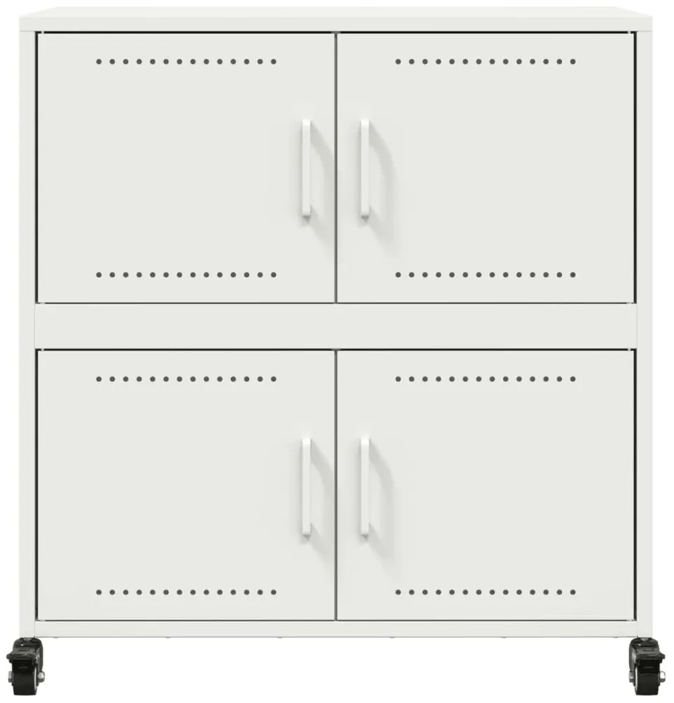 Aparador 68x39x72 cm aço branco