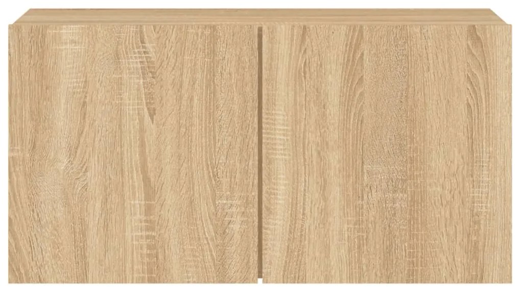 Móvel de parede para TV 80x30x41 cm carvalho sonoma