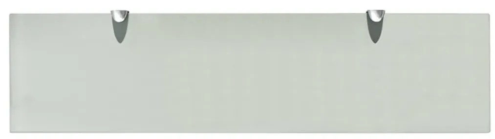 Prateleira flutuante vidro 80x20 cm 8 mm