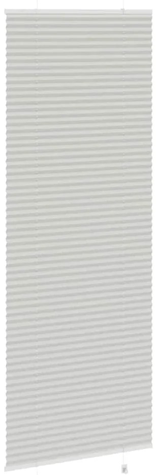 Cinzento Luz Plissada Cega 70x200 cm Largura Tecido 69,4 cm
