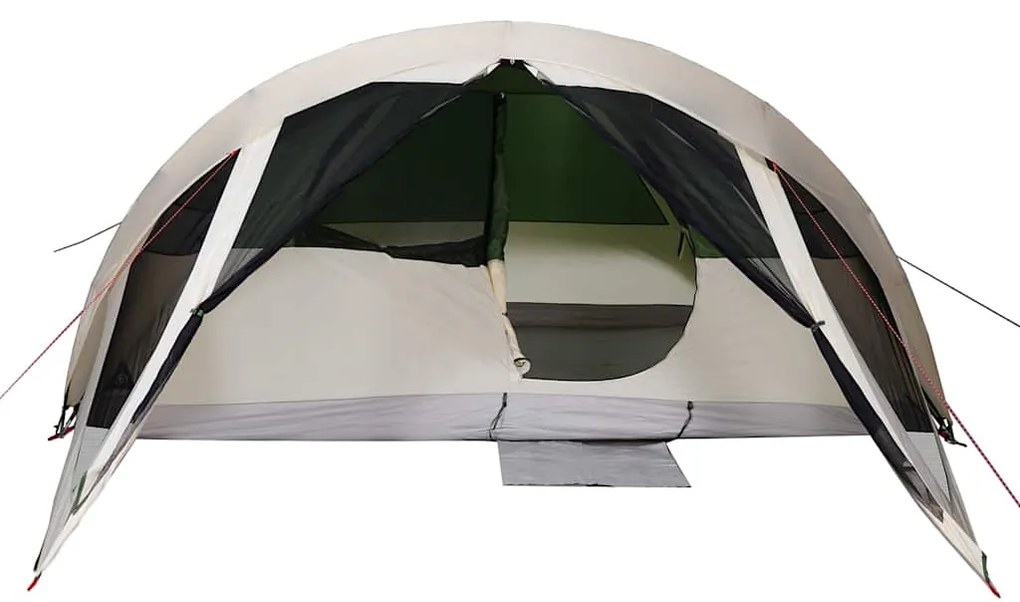 Tenda familiar estilo cabana para 6 pessoas impermeável verde