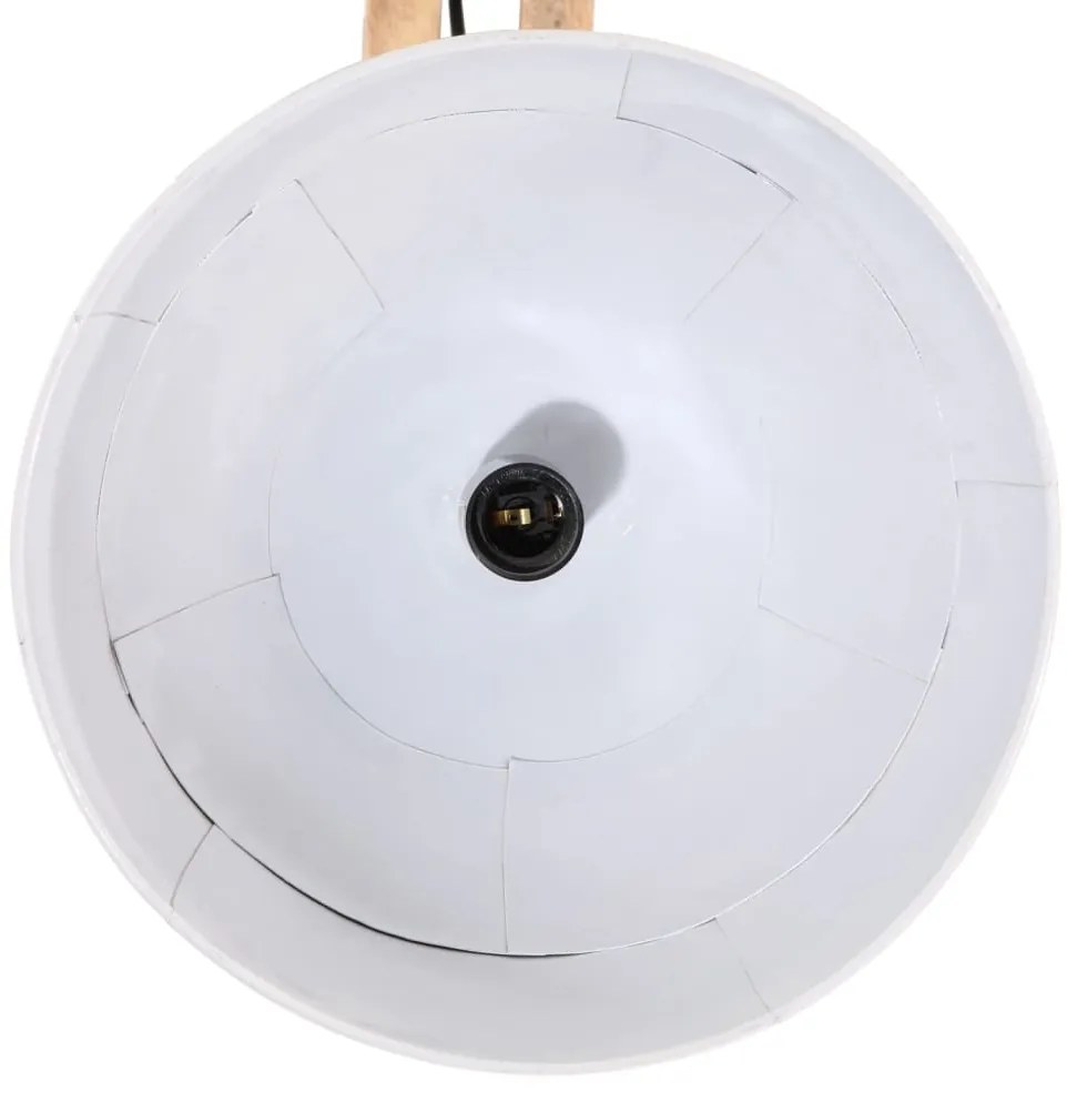 Candeeiro de teto 25 W 105x30x65-108 cm E27 branco