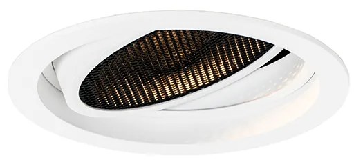 Foco embutido moderno branco ajustável - Coop 111 Honey