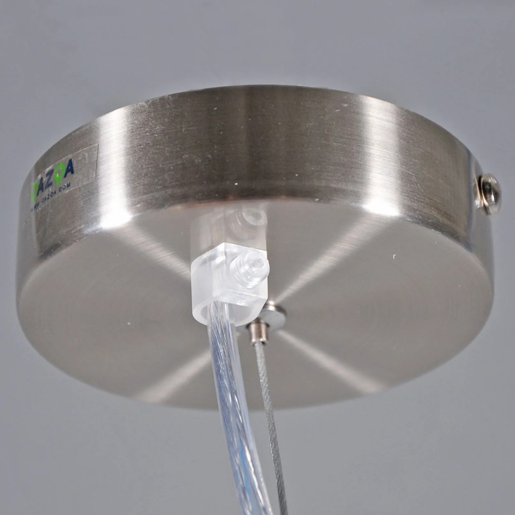 Candeeiro de suspensão moderno em aço com abajur de 45 cm cor taupe - Cappo 1 Design,Country / Rústico,Moderno