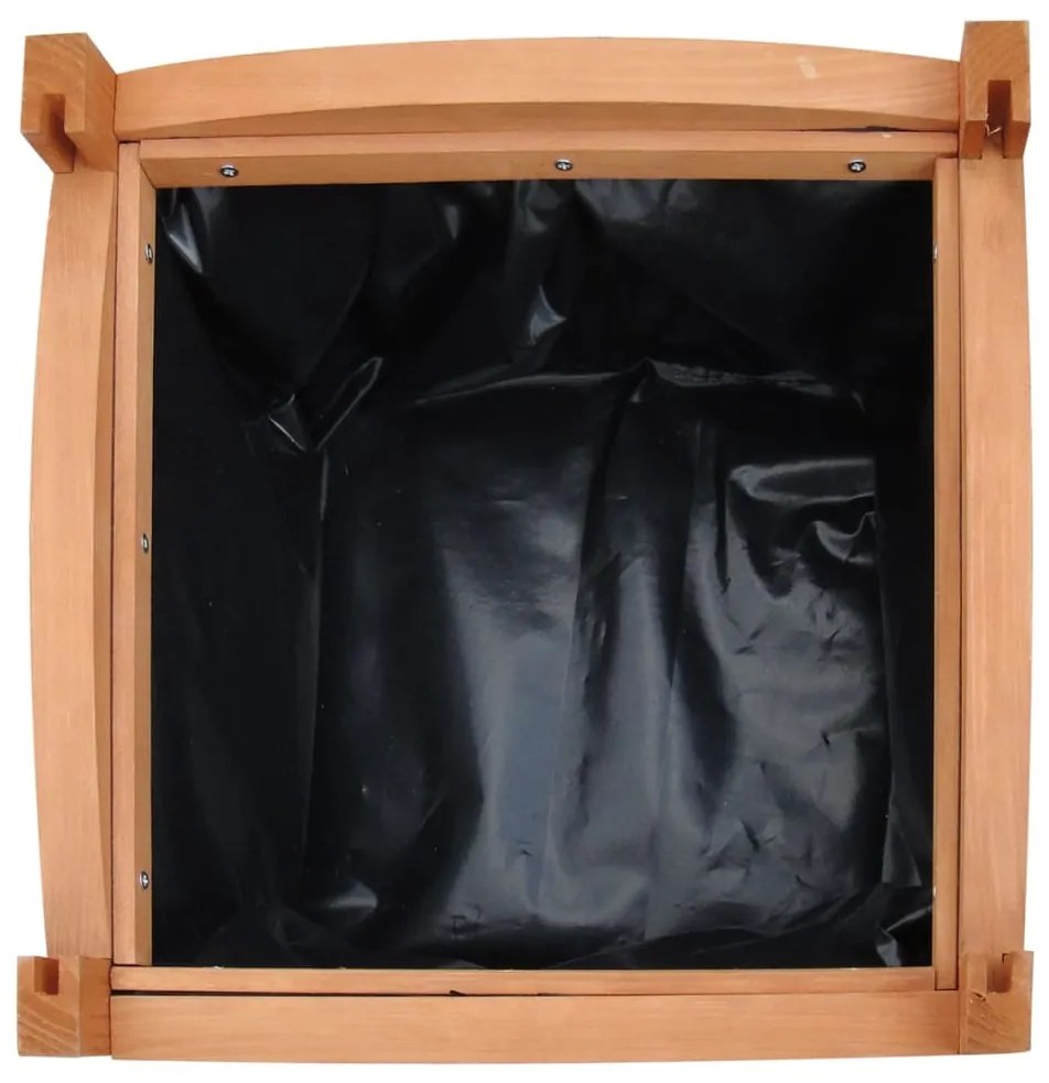 Vasos/floreiras 4 pcs 30x30x30 cm