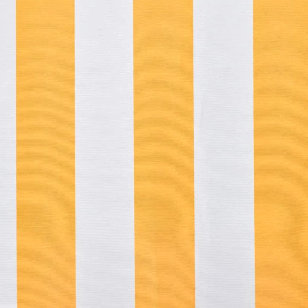 Lona para toldo laranja e branco 450x300 cm