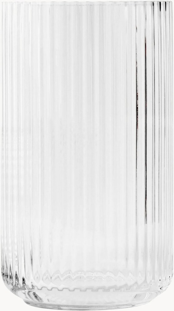 Jarra de vidro artesanal Lyngby, Alt 25 cm