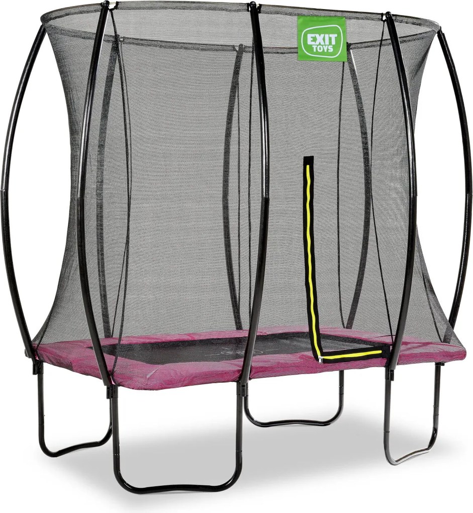 Trampolim retangular Silhouette 153 x 214 cm - rosa