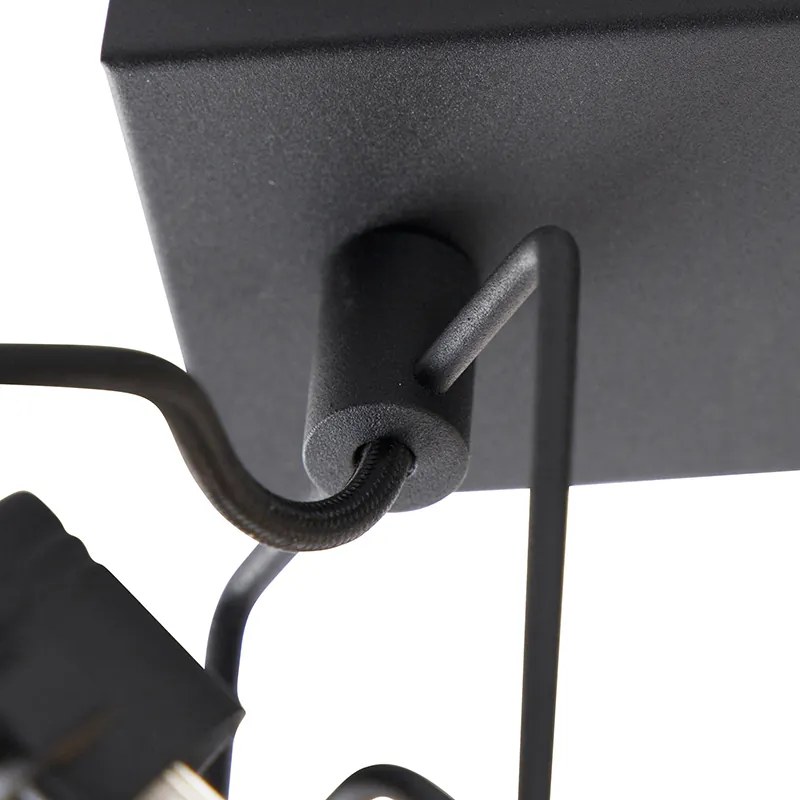 Foco inteligente preto 3 luzes incl. Wifi GU10 - Suplux