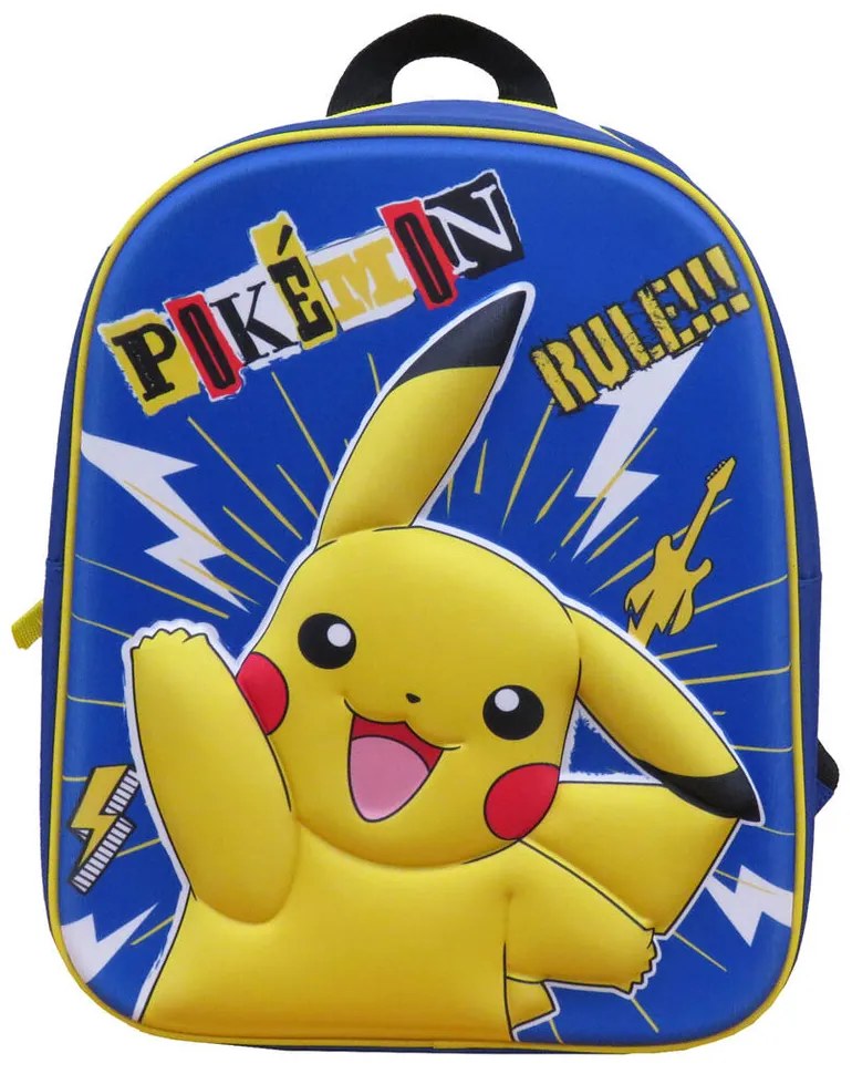 Mochila 3D Pikachu Pokemon 30cm CYP BRANDS