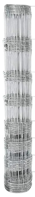 Postes de Cerca vidaXL 22 pcs U-Channel 100 cm Aço Galvanizado