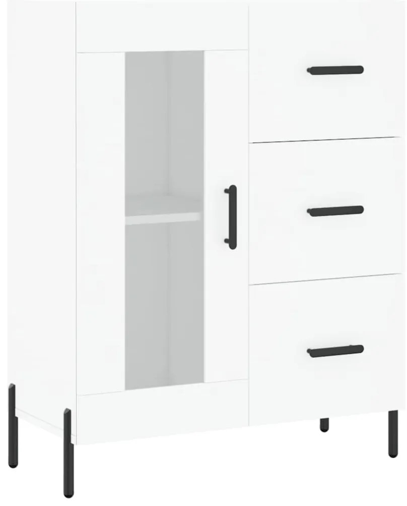 Armário alto 69,5x34x180 cm derivados de madeira branco