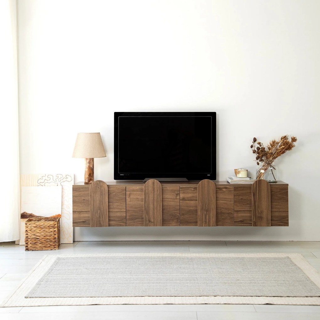 Móvel TV Stand New Line – Nogueira – 180 x 35 x 35 cm