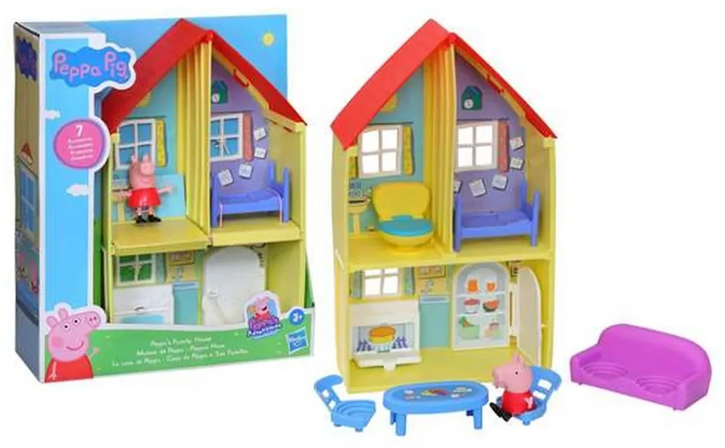 Casa da Peppa com Figuras - Diversão Noite e Dia - Com Som e Luz