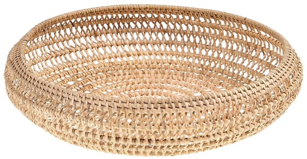 Taça decorativa em rattan natural ⌀ 36 cm INDRAGIRI Beliani