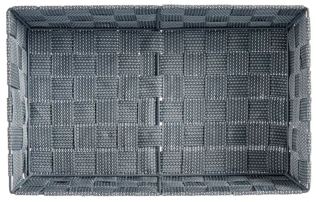Cesta Multiusos Cinzento Tecido 3,8 L 34 x 8,5 x 21 cm (18 Unidades)