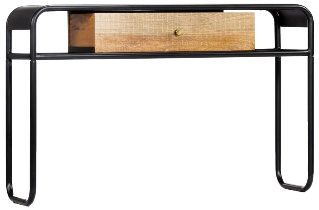 Mesa consola 118x30x75 cm madeira de mangueira maciça