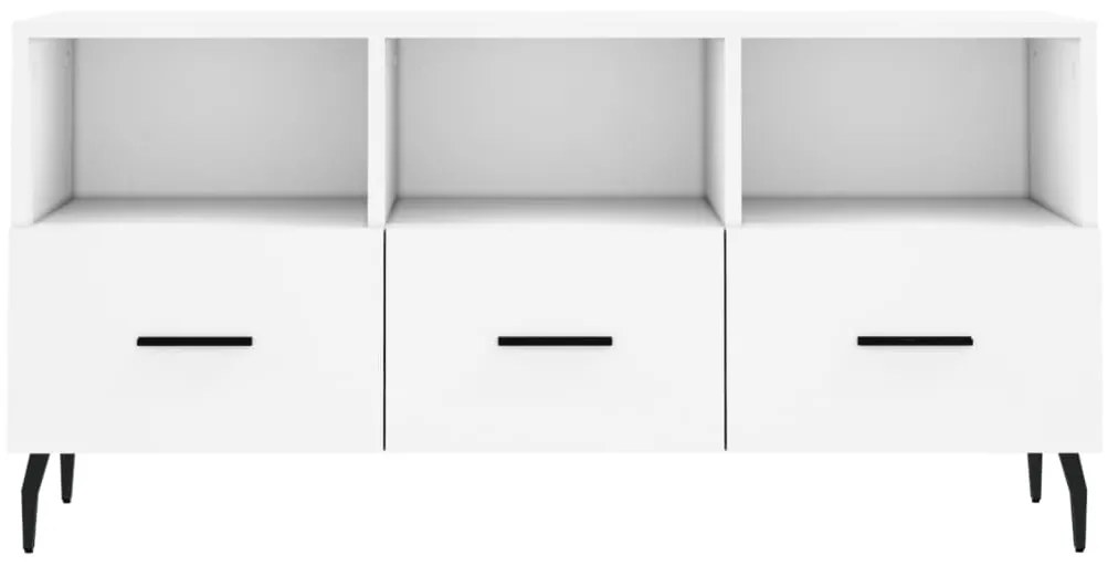 Móvel de TV 102x36x50 cm derivados de madeira branco