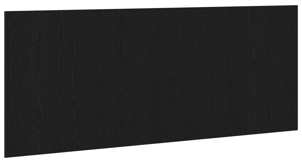 Cabeceira de Cama vidaXL Preto Carvalho 200x1,5x80 cm Madeira Reforçad
