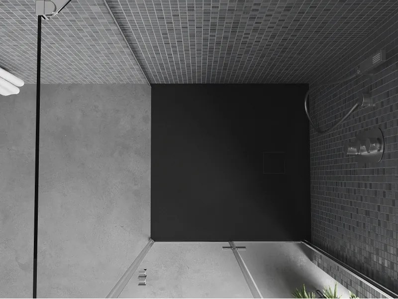 Mexen Bert base de duche quadrada SMC 90 x 90 cm, preta - 4K709090
