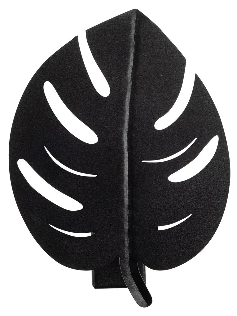 Aplique de Parede Sivani – Preto – 21 x 12 cm