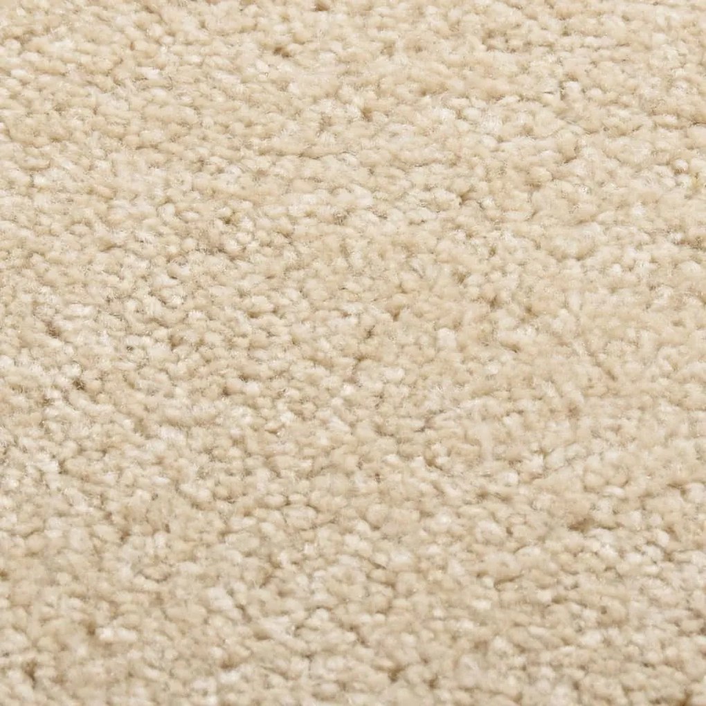 Tapete de pelo curto 160x230 cm bege