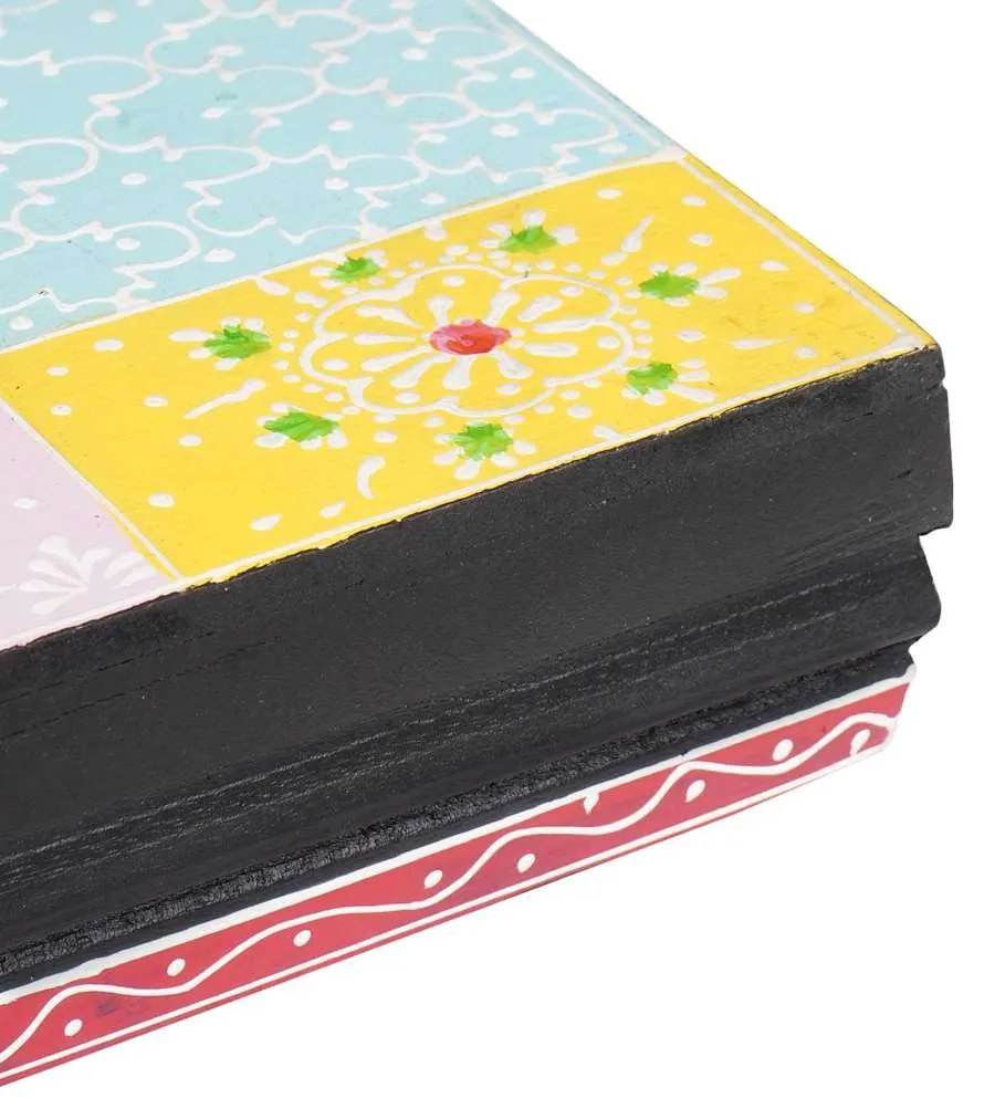 Conjunto de 3 Prateleiras de Parede 100x20x6 cm Madeira Sólida Manga