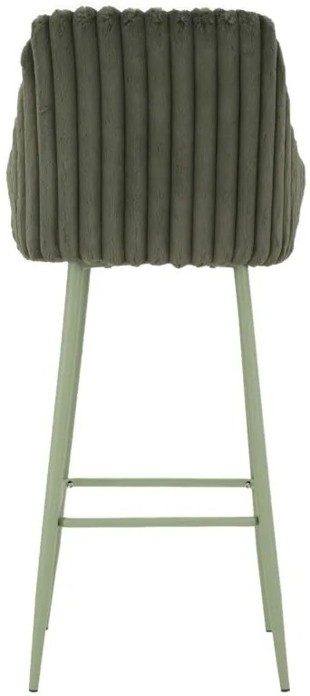CONJUNTO DE 2 BANCOS DE BAR ALASKA VERDE 52X46X111 CM (ALTURA DO ASSENTO 78 CM)