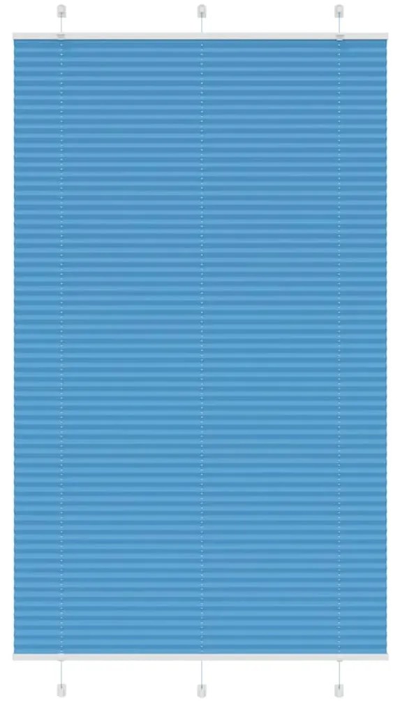 Plissado Cego Azul 120x200 cm Largura Tecido 119,4 cm Poliéster