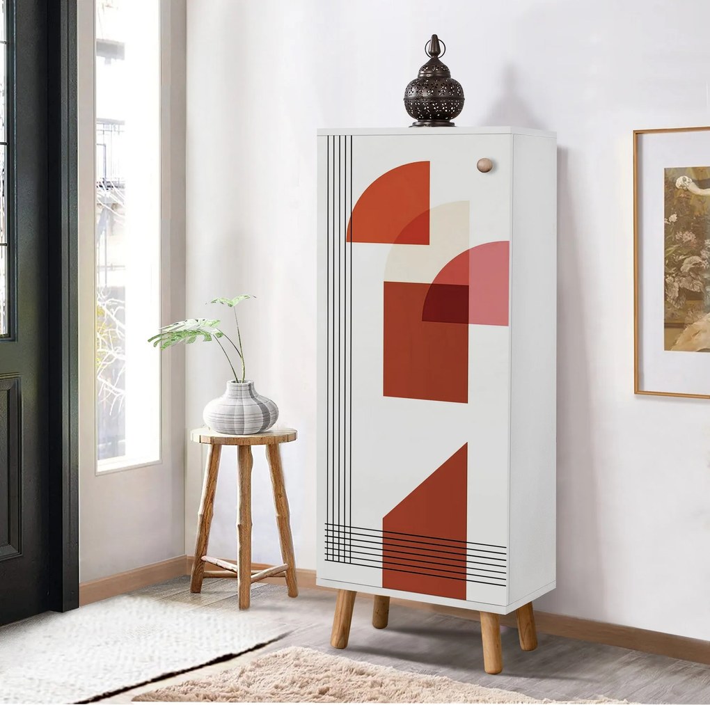 Sapateira Vegas – Branco – 50x135x38 cm