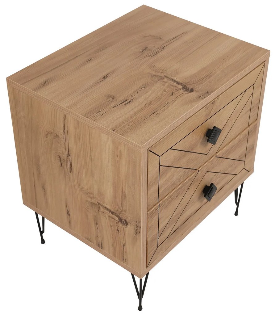 Mesa de Cabeceira Luna – Pinho – 50 x 55 x 40 cm