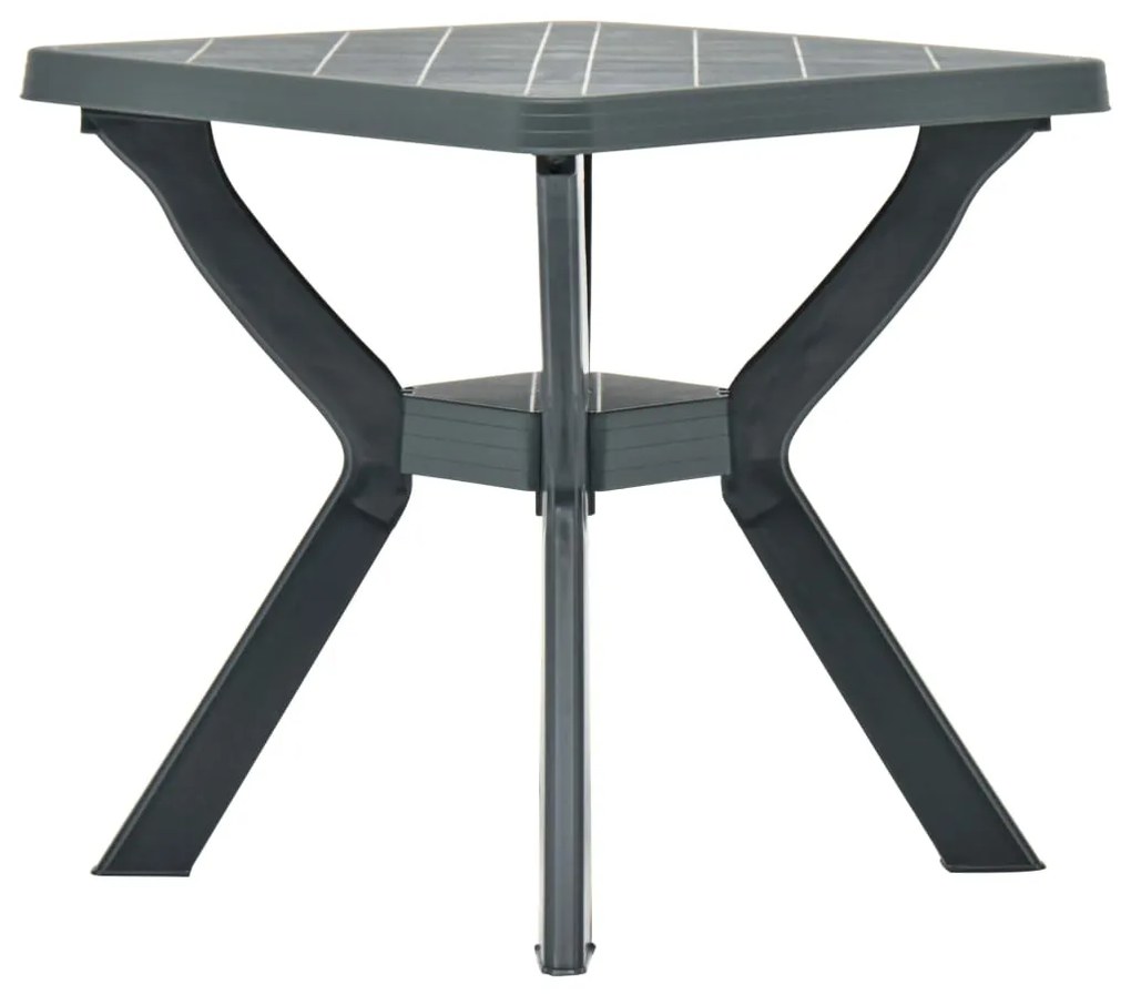 48800 vidaXL Mesa de bistrô 70x70x72 cm plástico verde