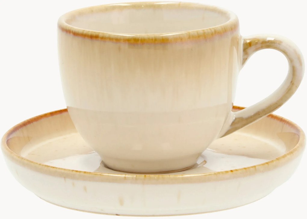 Chávenas de café espresso com pires Gastro, conjunto de 2