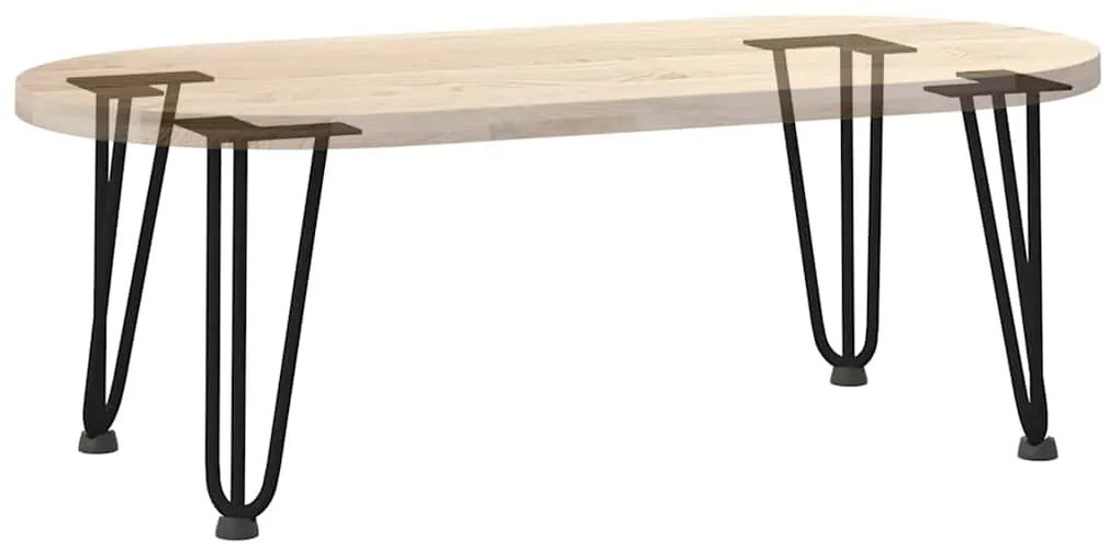 Pernas de grampo para mesa de centro 4 peças pretas 30 cm aço maciço