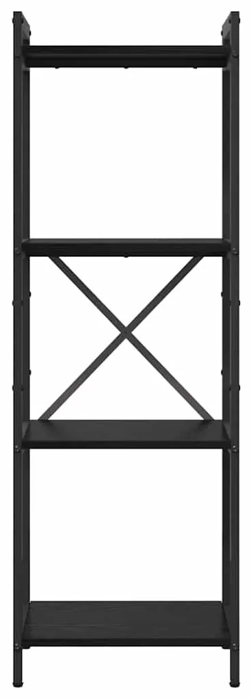 Estante Carvalho preto 40 x 30 x 118 cm Madeira processada