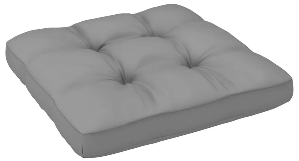 9 pcs conjunto lounge de jardim c/ almofadões pinho maciço