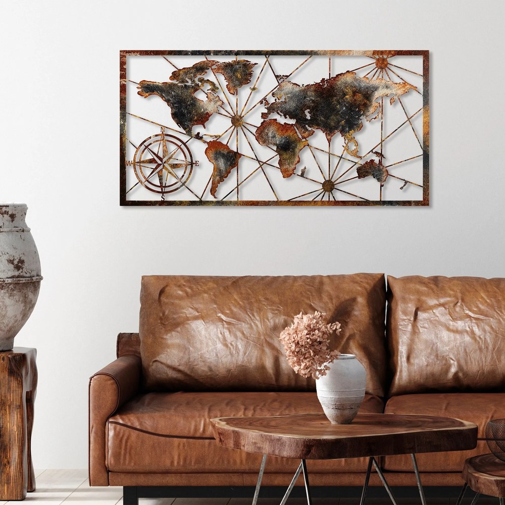 Acessório Decorativo de Parede Bys-132 – Multicolor – 120 cm x 60 cm