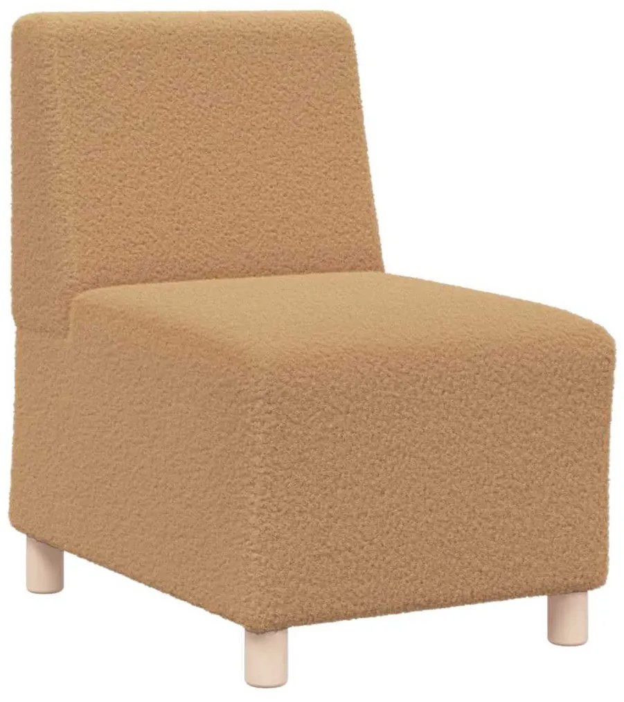 Sofá Chiar 3 pcs Bege 55 x 74 x 82 cm Tecido de veludo côtelé