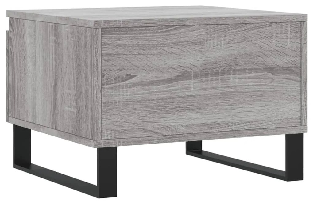 Mesas de centro 2 pcs 50x46x35cm deriv. madeira cinzento sonoma