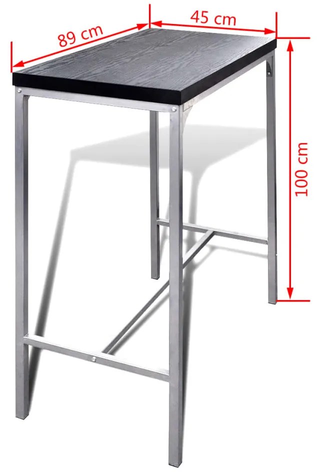 Conjunto de mesa de balcão para pequeno-almoço