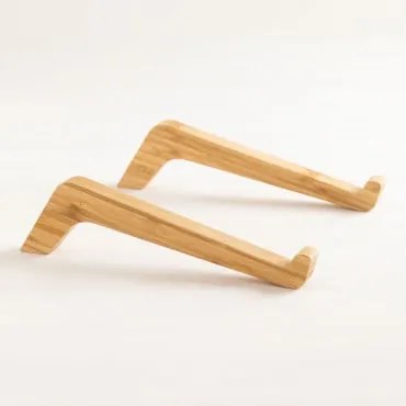 Suporte Para Portátil Em Bambu Ukara Natural - Sklum