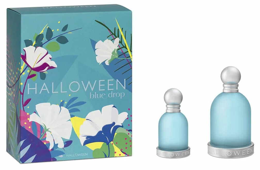 Conjunto de Perfume Mulher Jesus Del Pozo Halloween Blue Drop 2 Peças