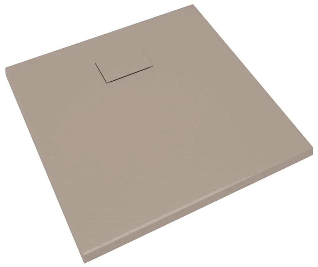 Base de chuveiro SMC 90x90 cm castanho